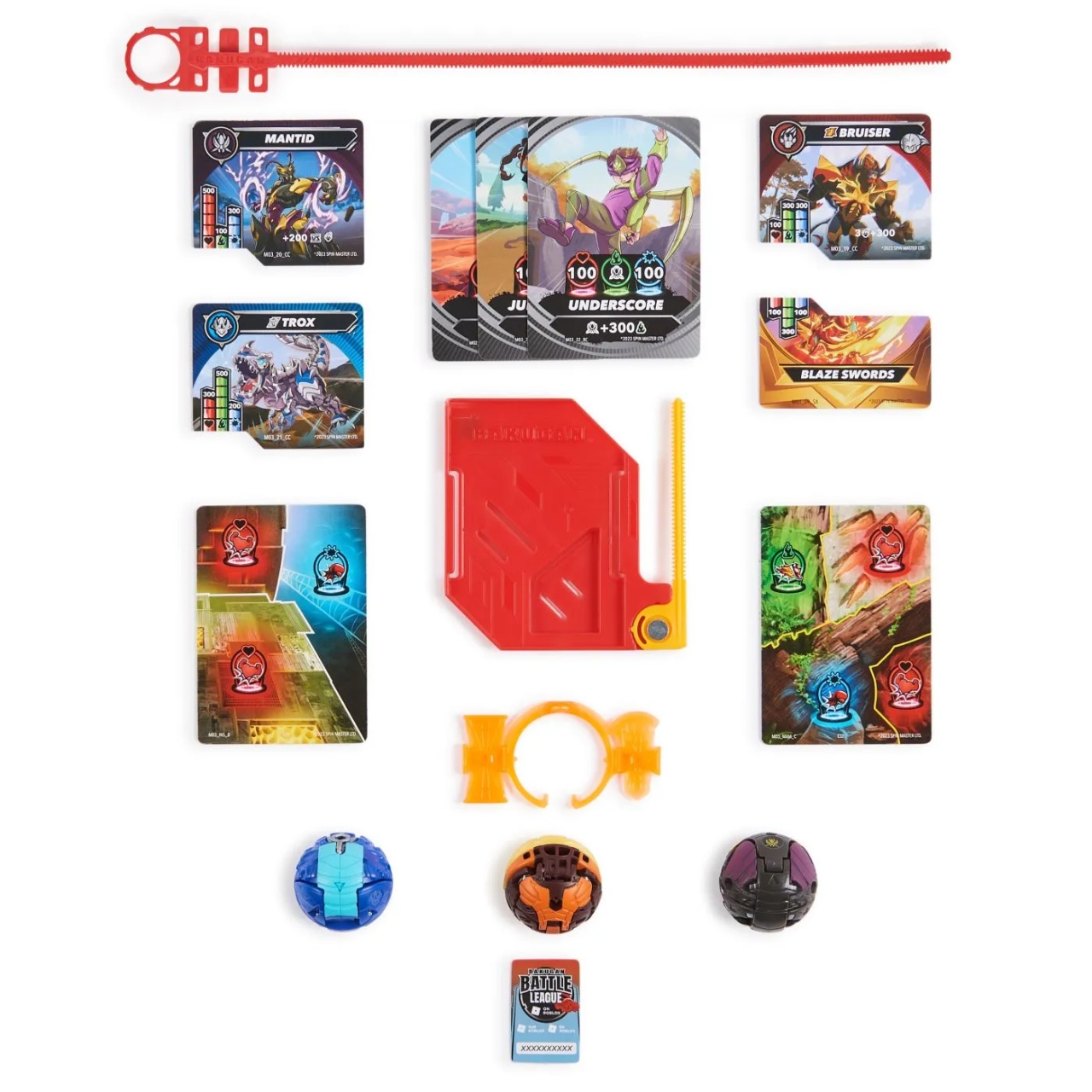 Bakugan Starter Pack Bruiser Mantid Titanium Trox - 1 | YEO