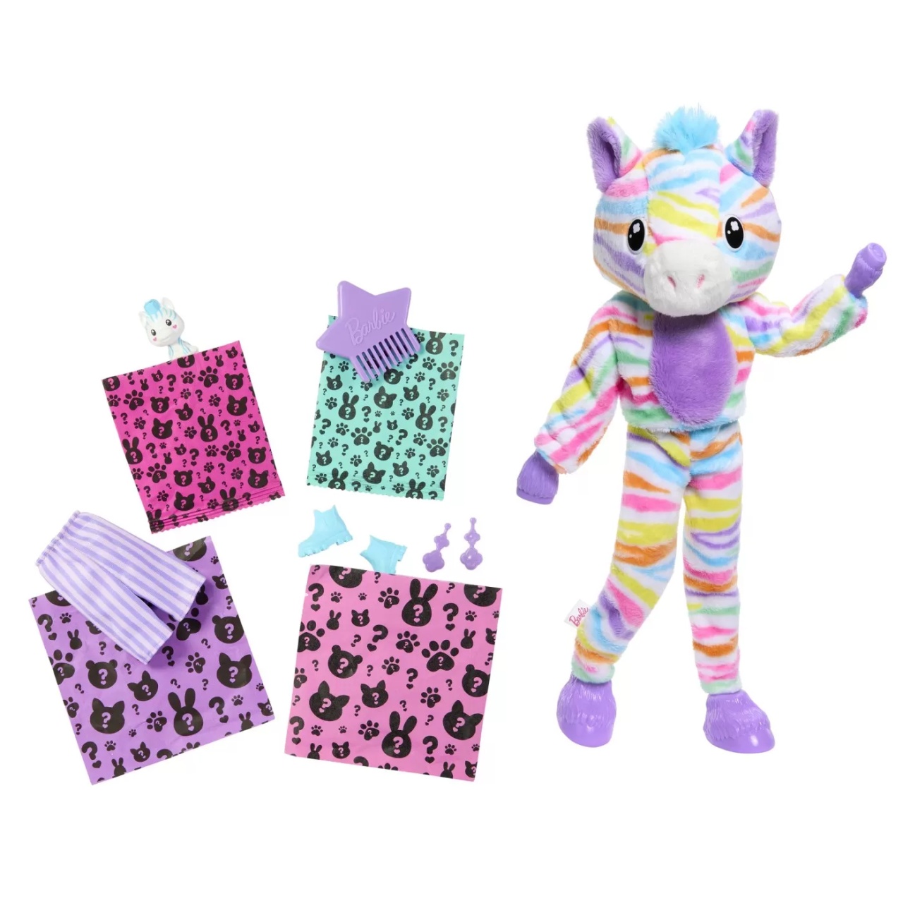 Barbie Papusa Barbie Cutie Reveal Zebra - 3 | YEO