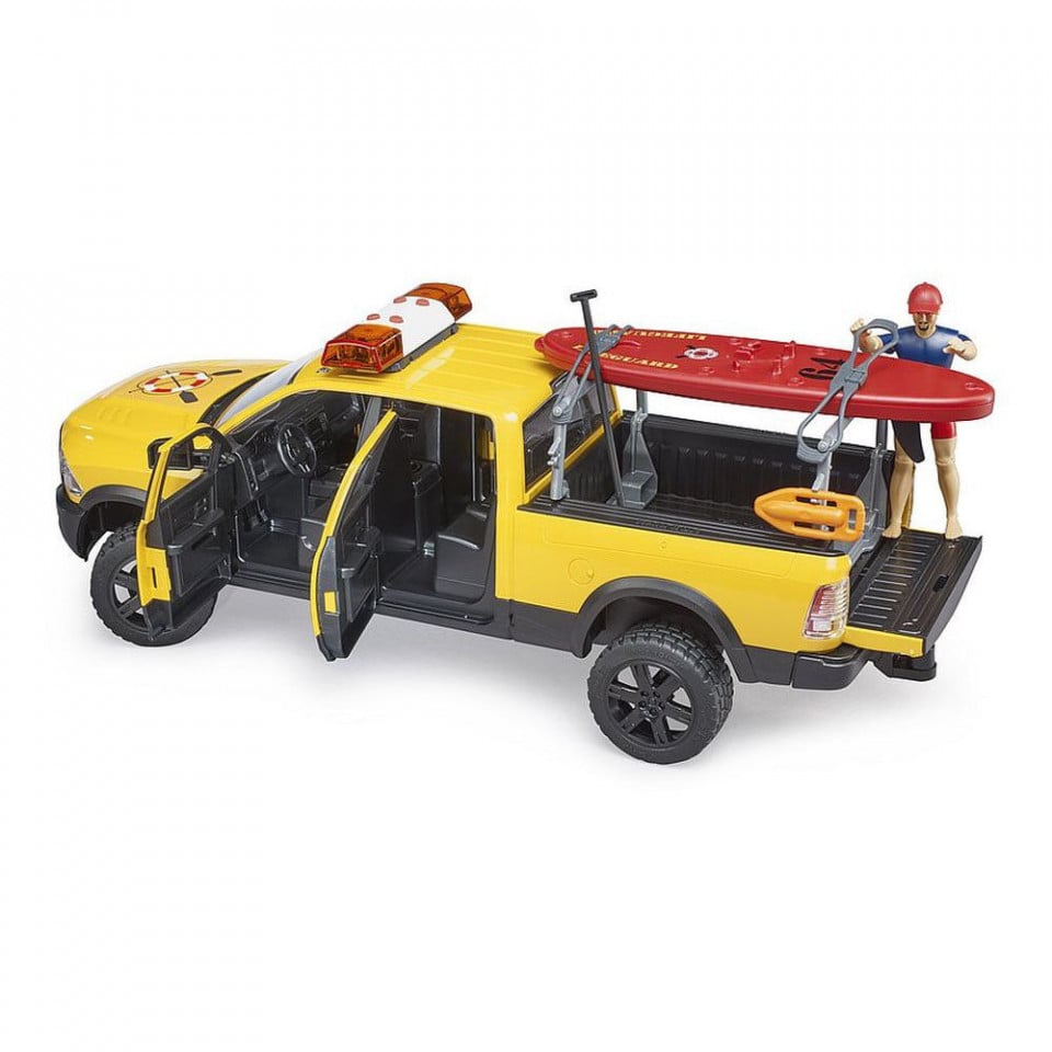 Bruder - Masina Lifeguard Ram 2500 Cu Figurina Si Caiac - 3 | YEO