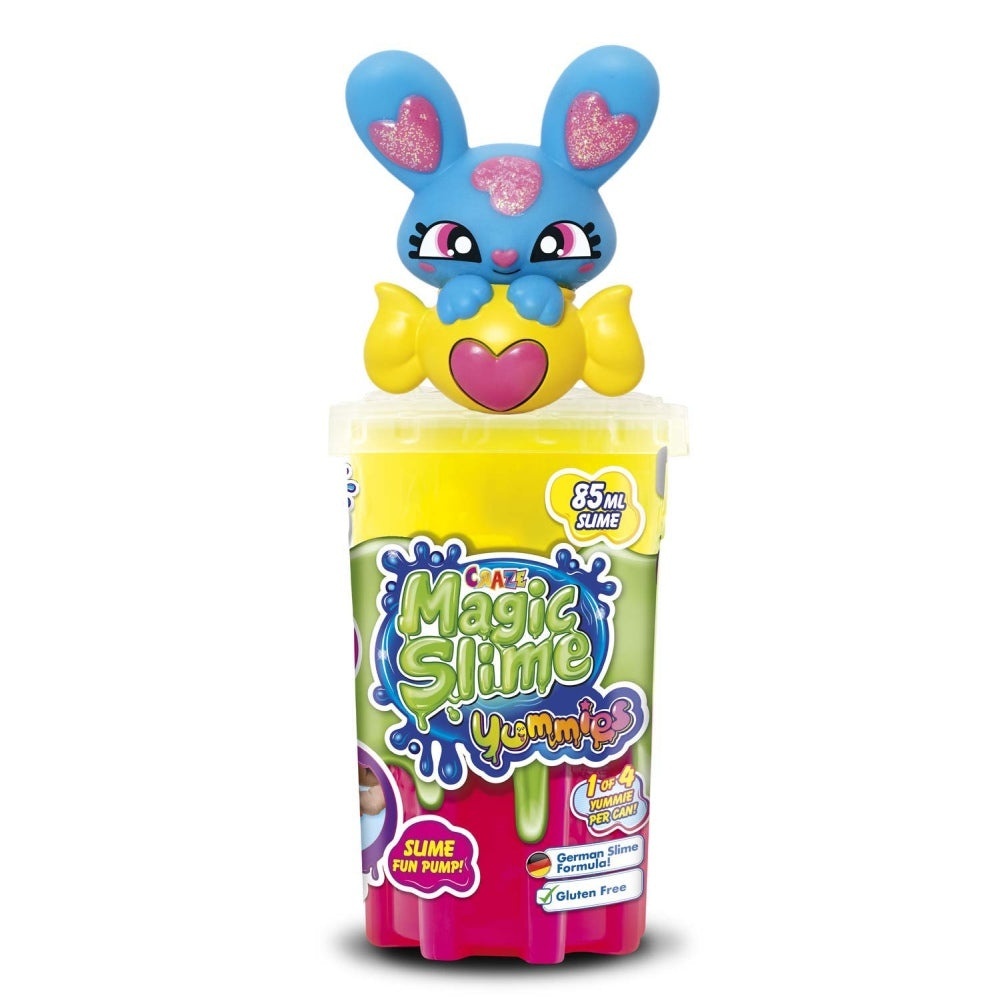 Craze - Magic Slime 85 ml mix de doua culori cu figurina care absoarbe slime-ul modele asortate - 1 | YEO