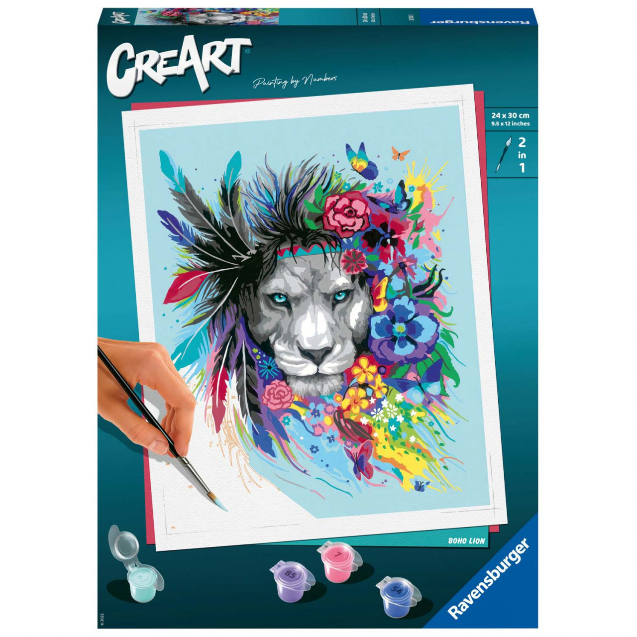 Creart - Pictura Leu Colorat - 2 | YEO