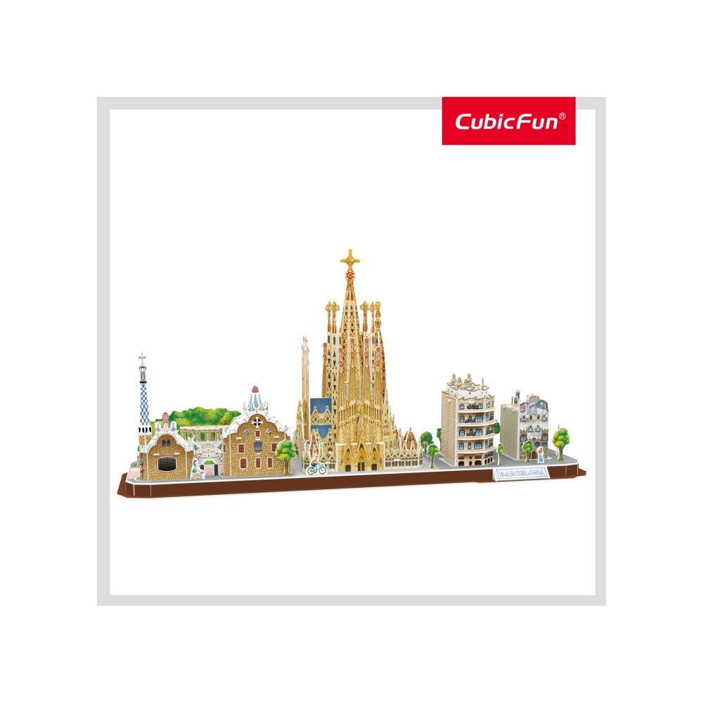 Cubic Fun - Puzzle 3D Barcelona 186 Piese - 1 | YEO