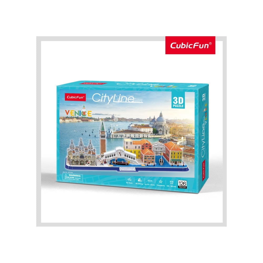 Cubin Fun - Puzzle 3D Venetia 126 Piese