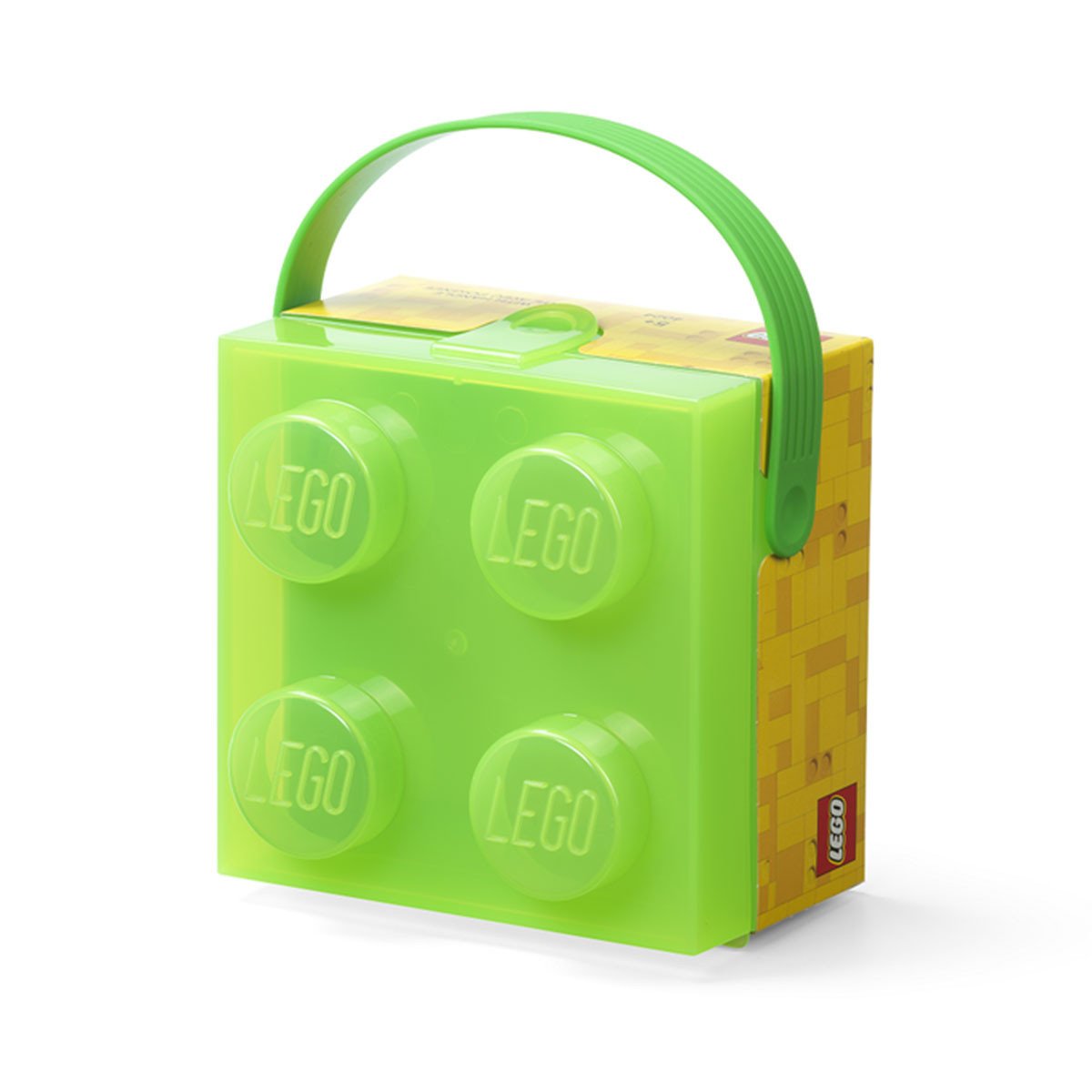 Cutie LEGO 2x2 - verde transparent - 1 | YEO