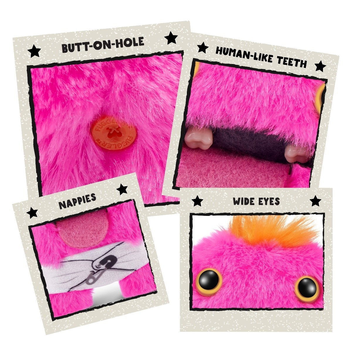 Fuggler - Jucarie de plus, 9 cm - Bebe ciudatei, Oogah Boogah - 2 | YEO