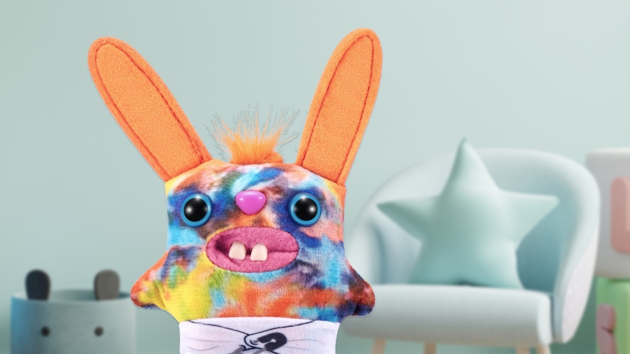 Fuggler - Jucarie de plus, 9 cm - Bebe ciudatei, Rabid Rabbit - 1 | YEO