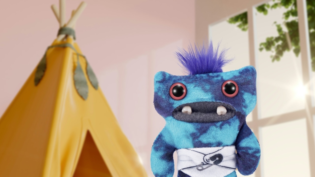 Fuggler - Jucarie de plus, 9 cm - Bebe ciudatei, Wide Eyed Weirdo - 1 | YEO