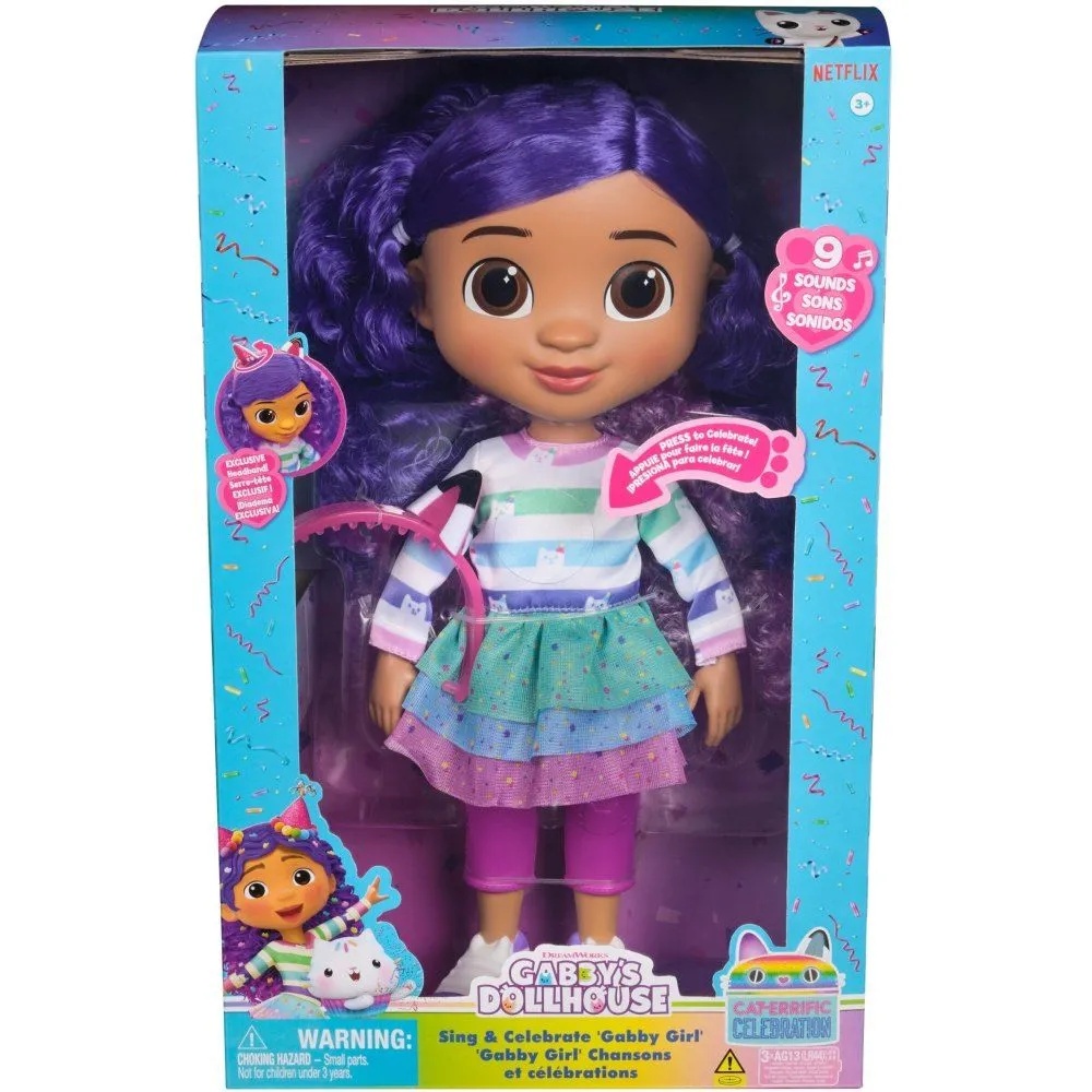 Gabbys Dollhouse Papusa Gabby Interactiva 33Cm