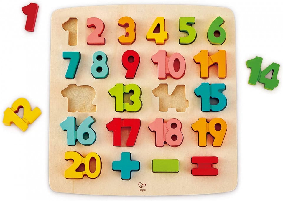 Hape Puzzle Matematica Chunky - 1 | YEO