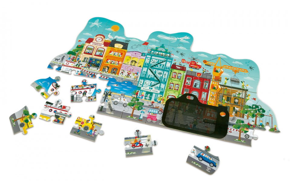 Hape Puzzle Orasul Animat - 1 | YEO