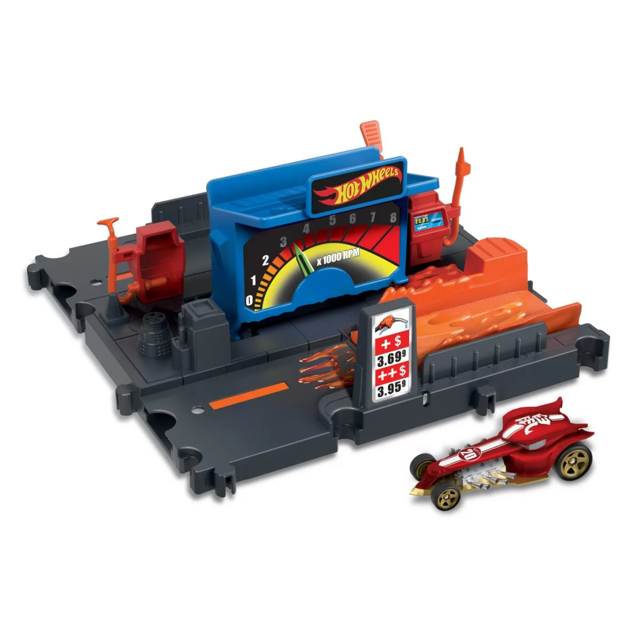 Hot Wheels City Explorer Pista Fuel Station Shift - 3 | YEO