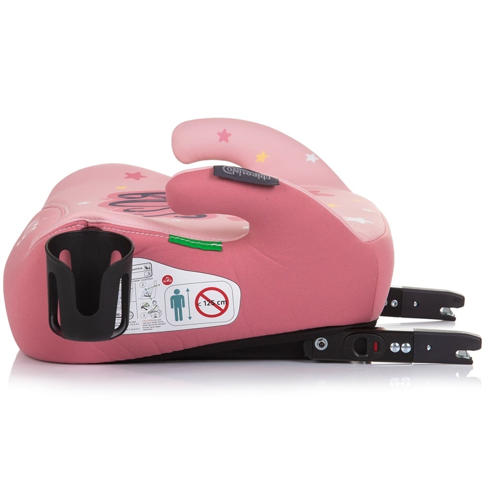 Inaltator auto Chipolino Wing I-Size 125-150 cm pink mini boss cu sistem Isofix - 2 | YEO