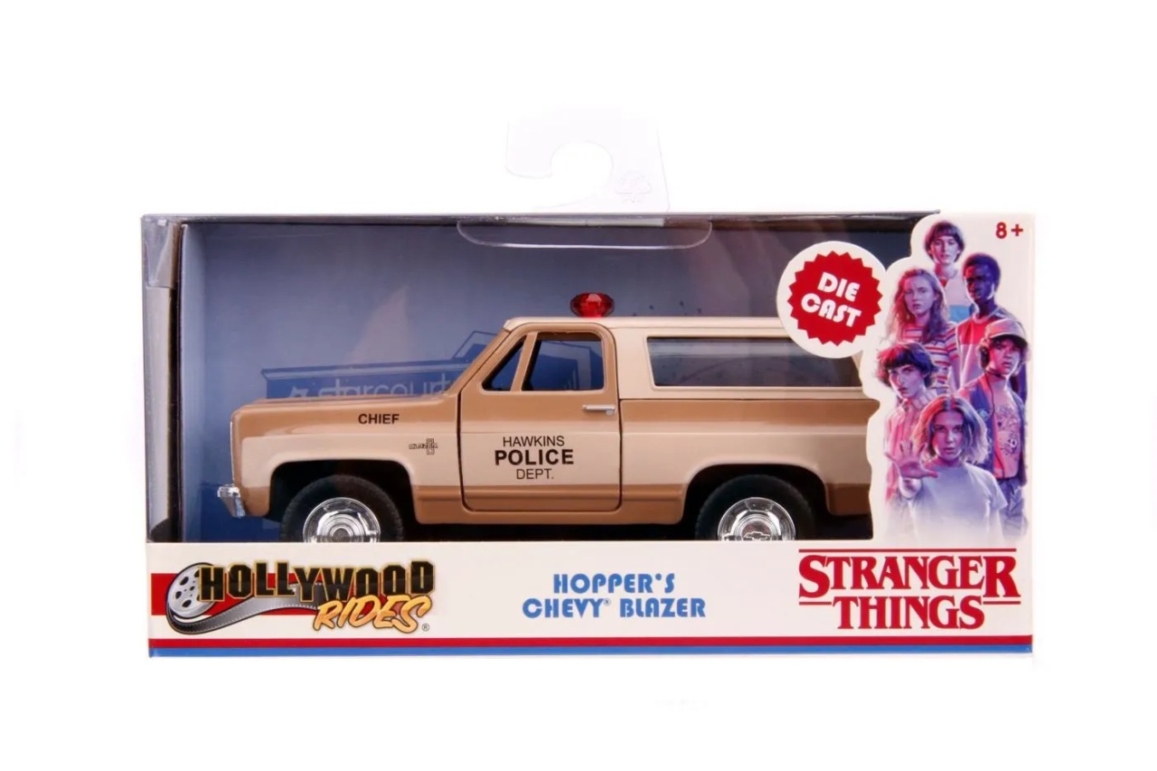 Jada Stranger Things Masinuta Metalica Hoppers Chevy K5 Blazer Scara 1 La 32