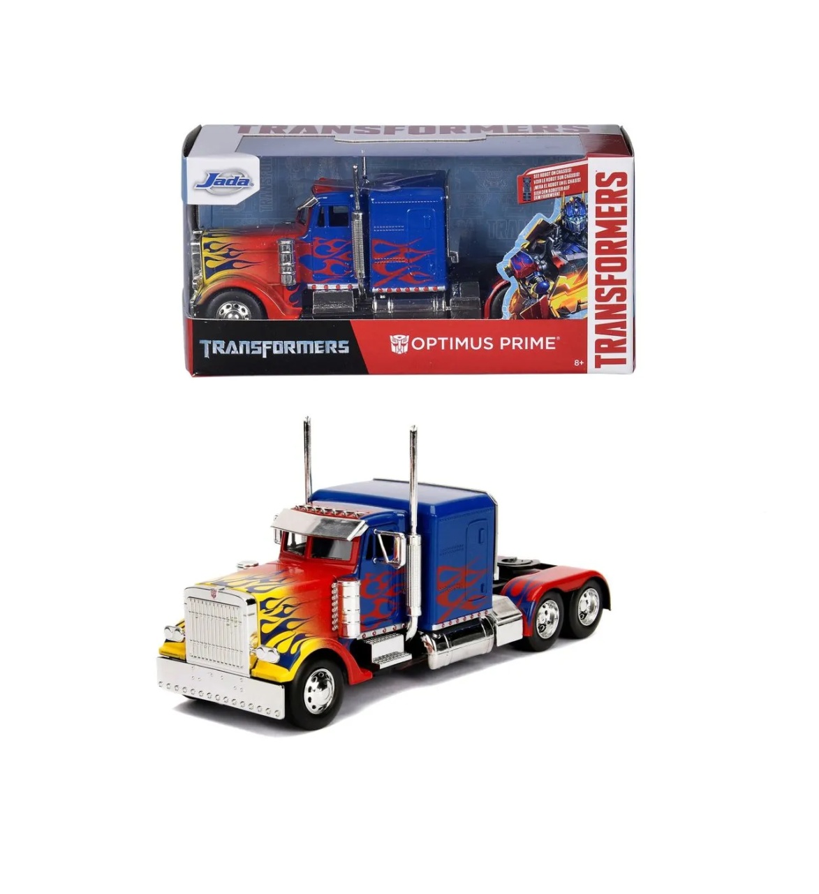 Jada Transformers Masinuta Metalica Optimus Prime Scara 1 La 32