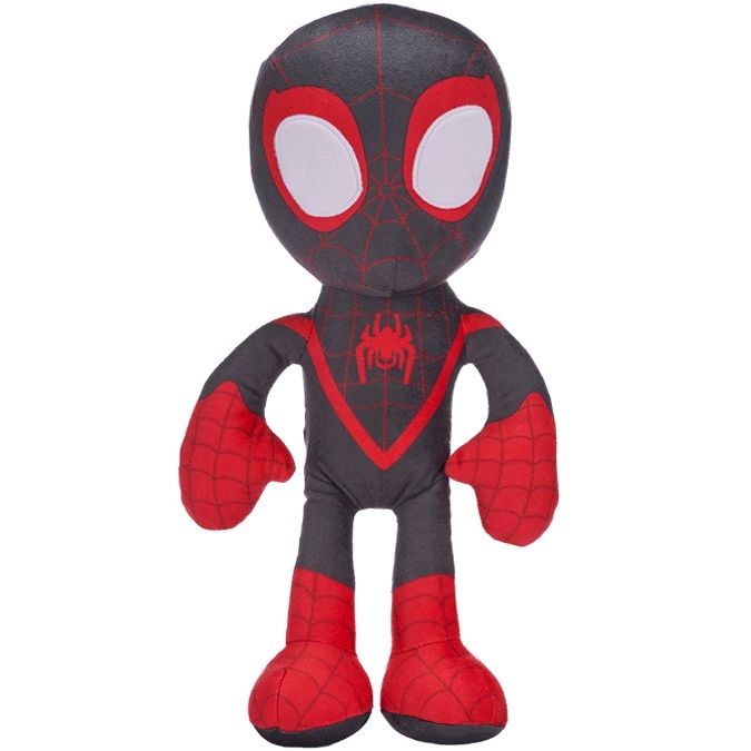 Jucarie din plus Spiderman (negru), Spidey & Friends, 36 cm