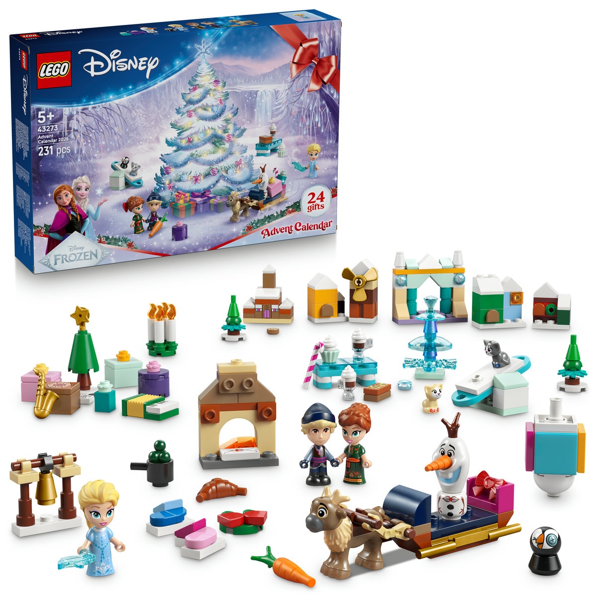 LEGO ǀ Disney Regatul de gheaţă Calendar de advent 2025 (43273)