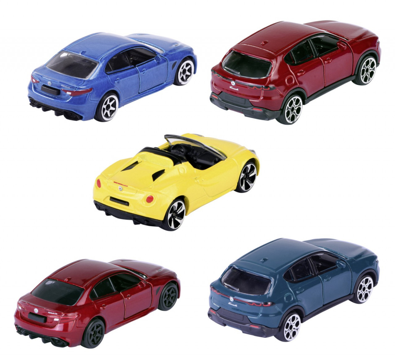 Majorette Masinute Metalice Set 5 Masini Alfa Romeo - 2 | YEO