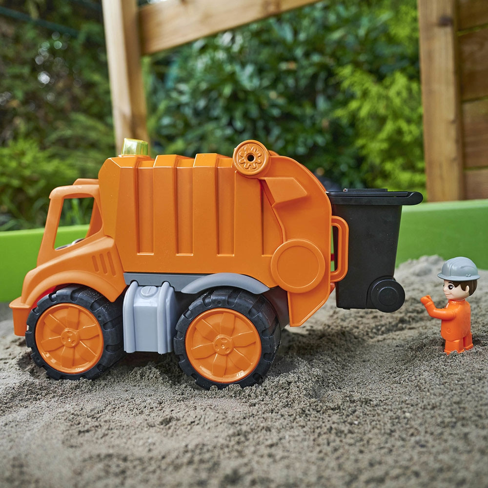 Masina de gunoi Big Power Worker Garbage Truck cu figurina - 1 | YEO