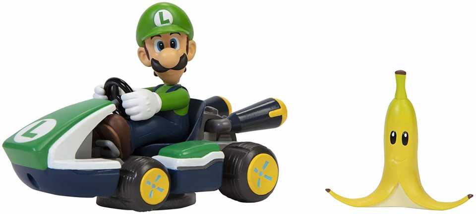 Masinuta Mario Kart Spin Out, model Luigi - 1 | YEO