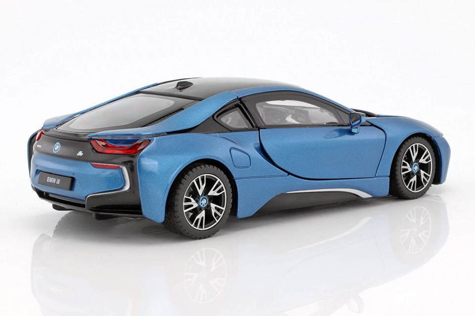 Masinuta Metalica Bmw I8 Albastru Scara 1 La 24 - 2 | YEO