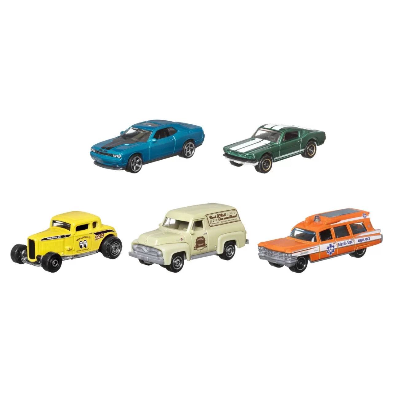 Matchbox Set 5 Masinute Metalice Coffee Cruisers V Scara 1:64 - 1 | YEO