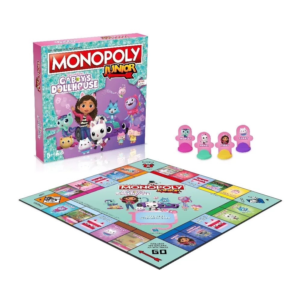 Monopoly Joc Monopoly Junior Gabbys Dollhouse - 1 | YEO