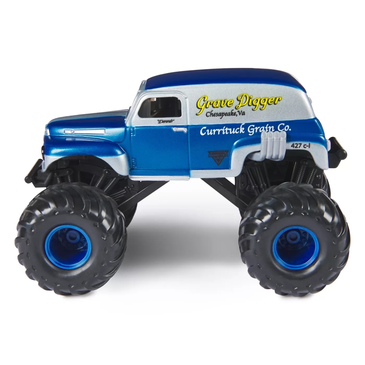 Monster Jam Masinuta Metalica Grave Digger Scara 1:24 - 3 | YEO