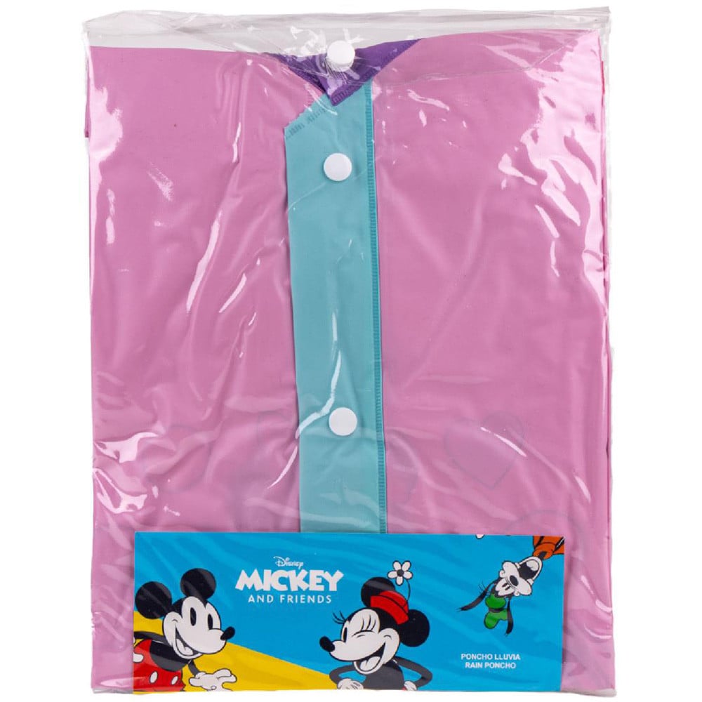 Pelerina de ploaie tip poncho, Minnie Mouse, Roz, 3 - 4 ani - 3 | YEO