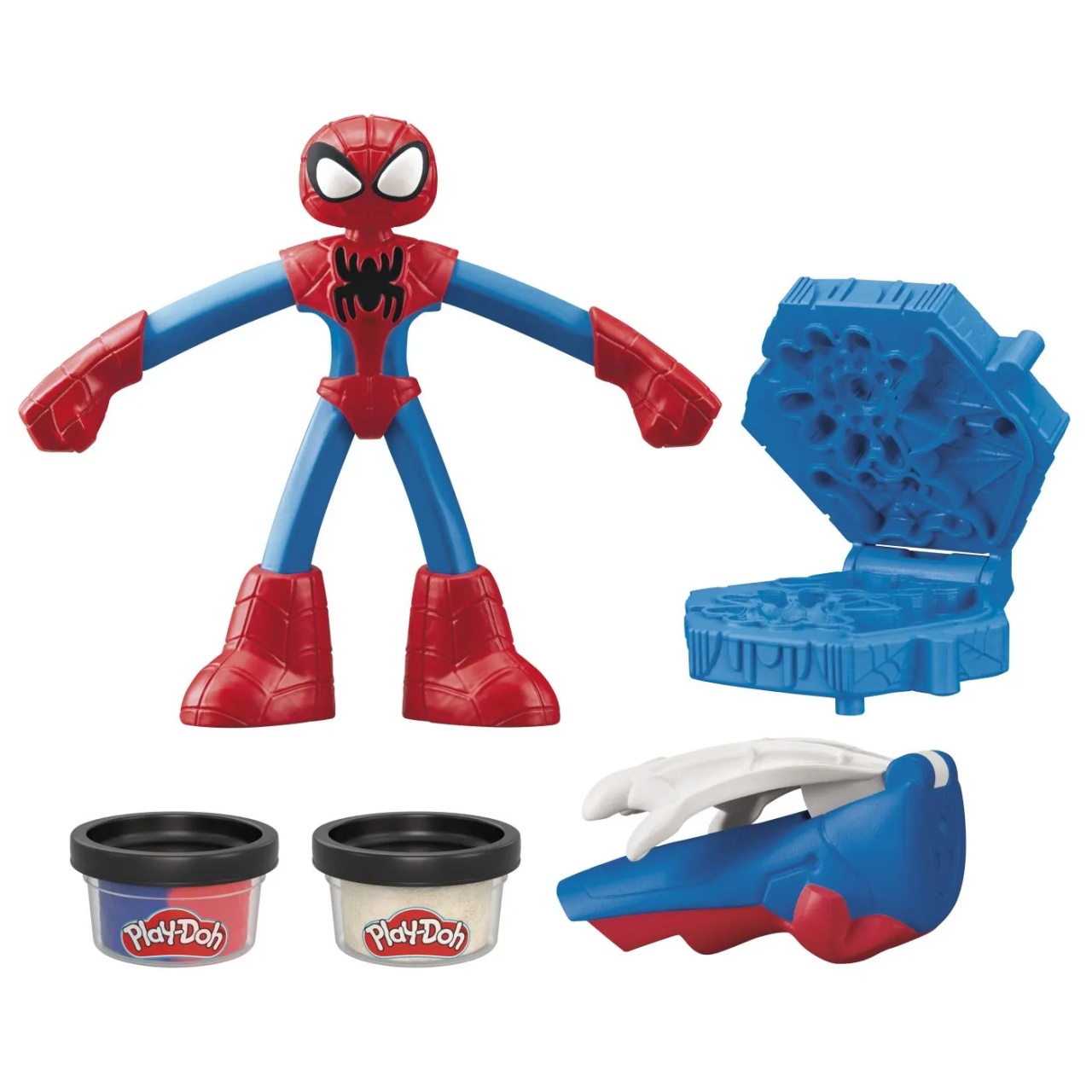 Play-Doh Marvel Figurina Flexibila Cu Accesorii Spider Man 10Cm - 1 | YEO