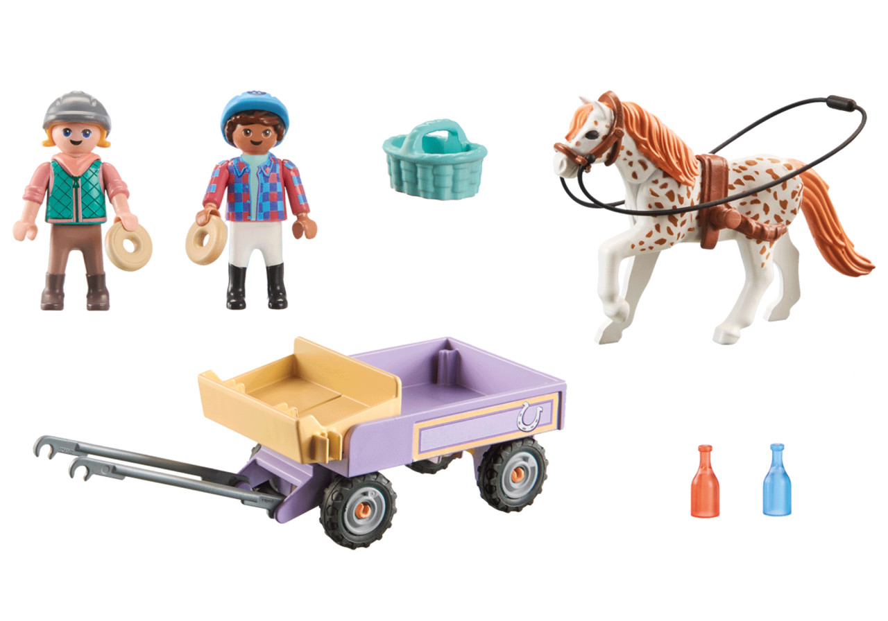 Playmobil-CARUTA CU PONEI - 1 | YEO