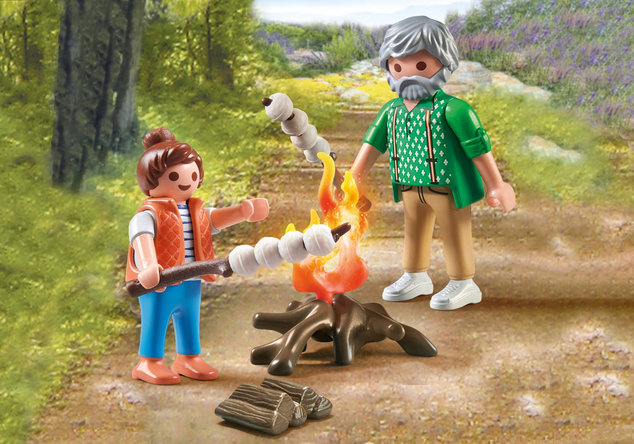 Playmobil-FOC DE TABARA CU BEZELE - 2 | YEO