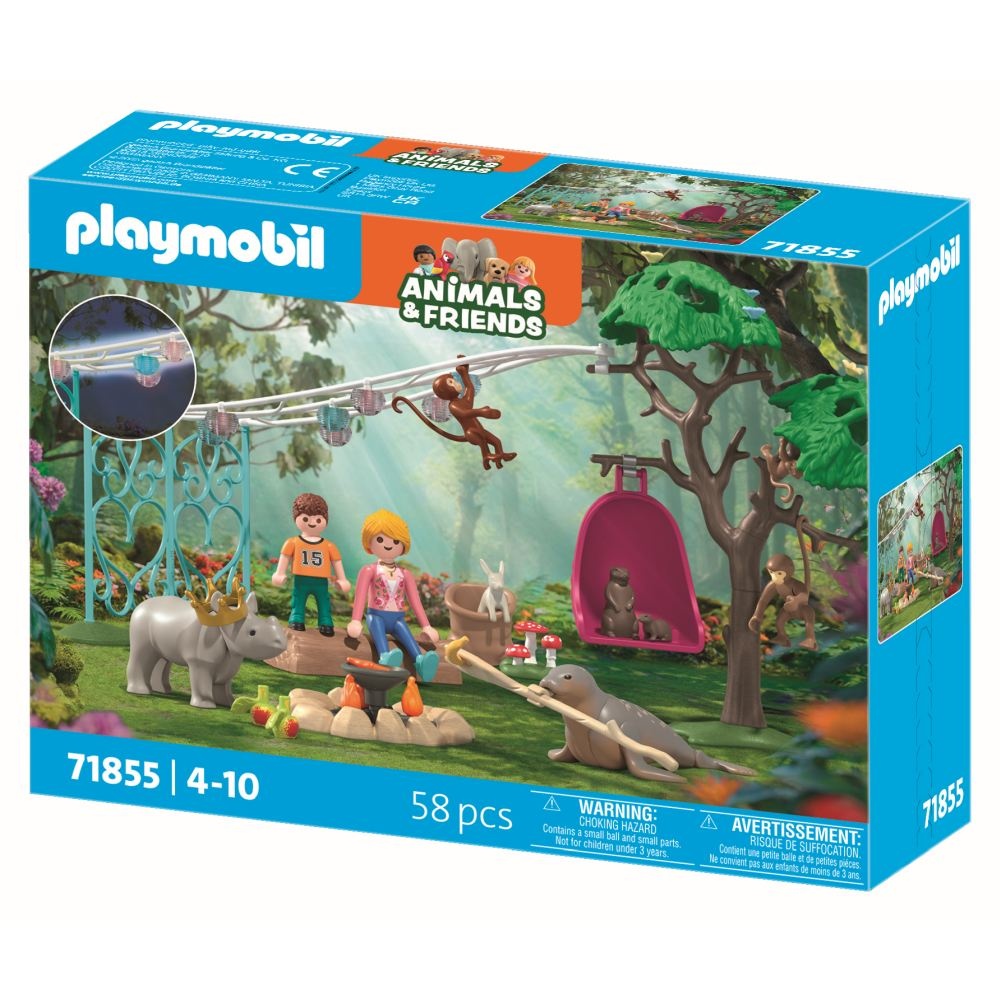 Playmobil - Jucarie de rol Petrecerea aniversara a animalelor - 2 | YEO