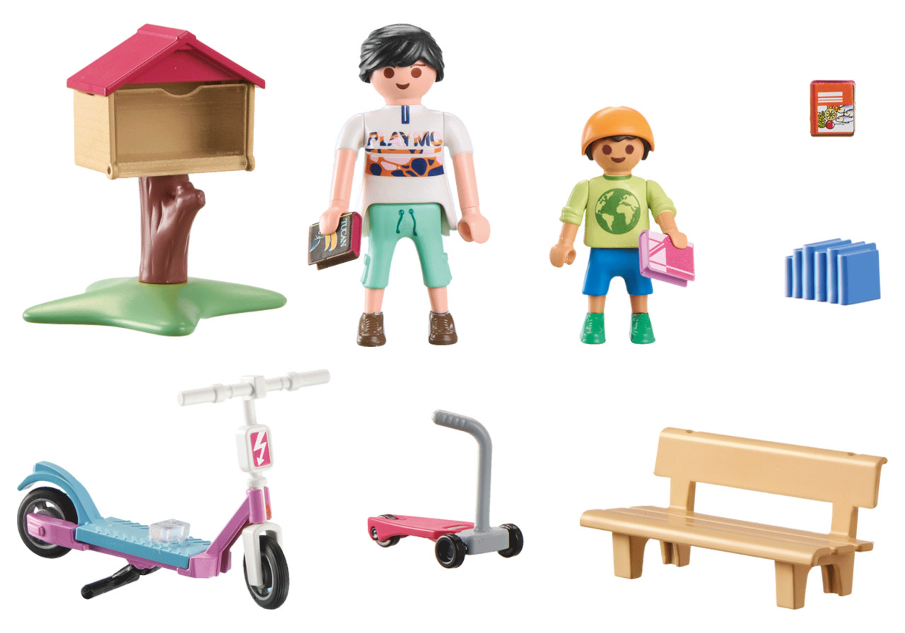 Playmobil-SCHIMB DE CARTI PENTRU PASIONATII DE LECTURA - 1 | YEO