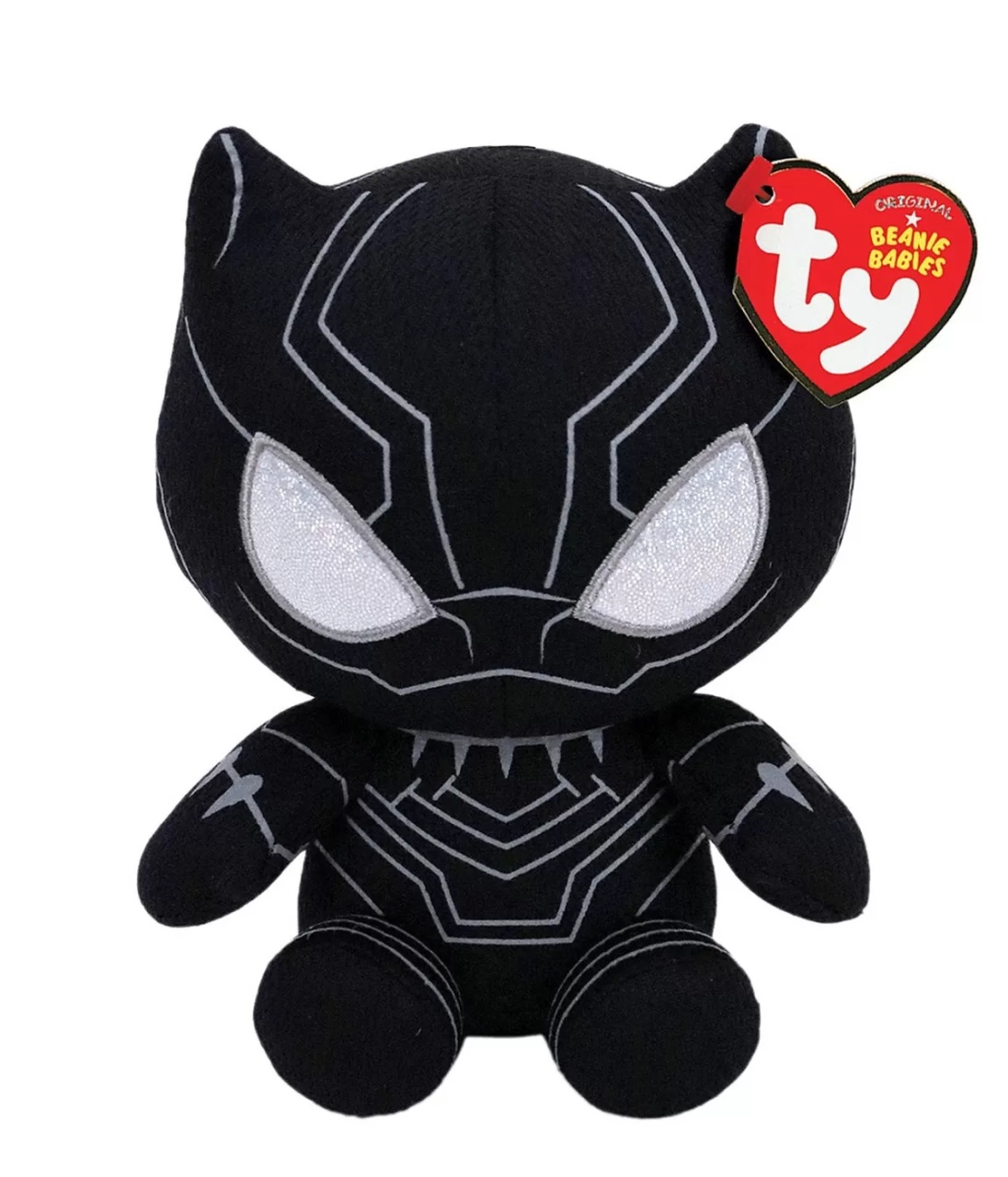 Plus Ty 15Cm Beanie Babies Soft Marvel Black Panther