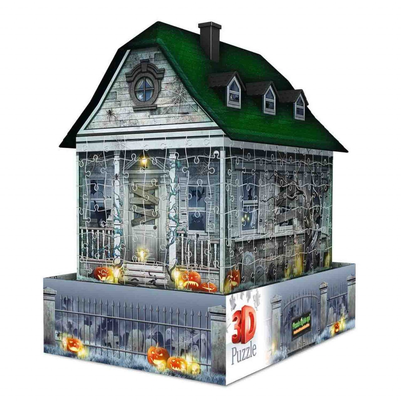 Puzzle 3D Led Casa Bantuita, 216 Piese - 1 | YEO