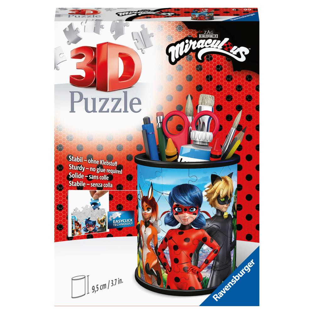 Puzzle 3D suport pixuri Miraculous 54 piese - 3 | YEO