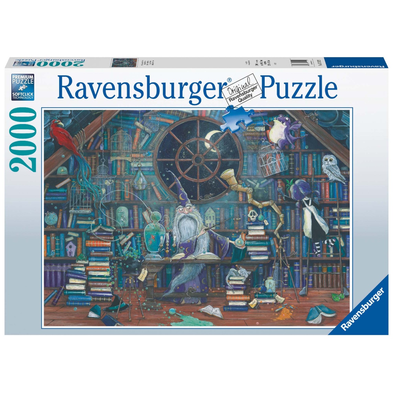 Puzzle Biroul Cu Carti, 2000 Piese