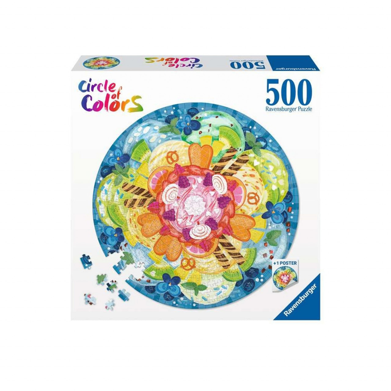 Puzzle Cerc Inghetata, 500 Piese