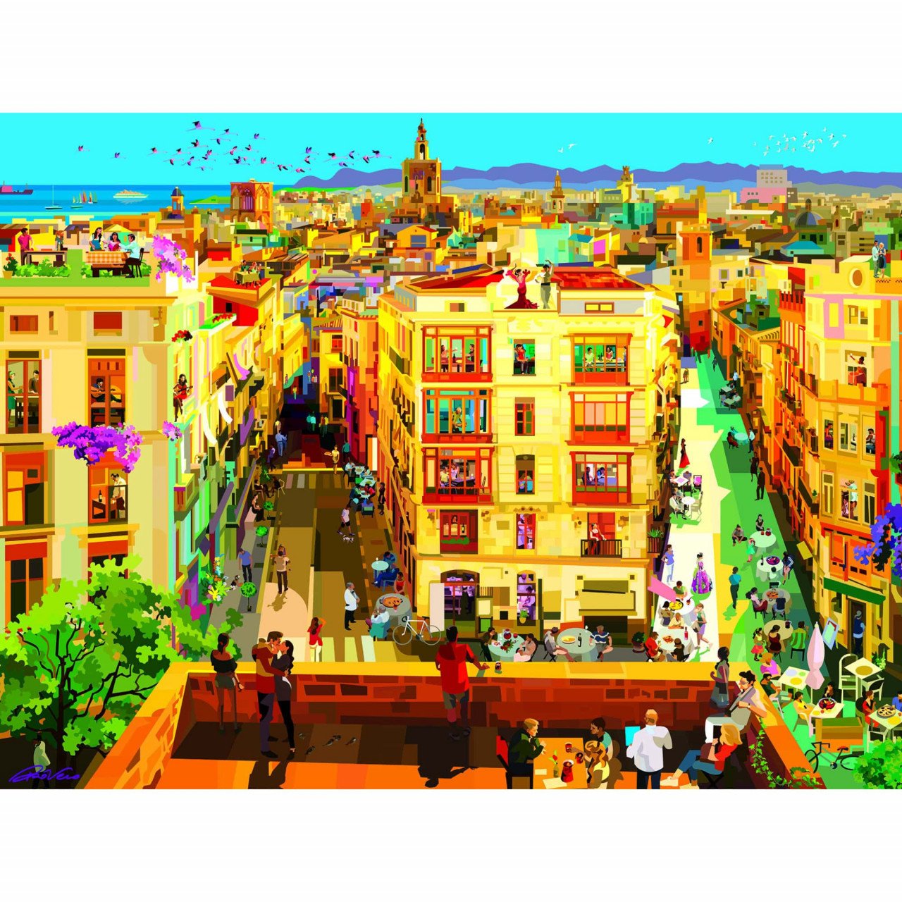 Puzzle Cina In Valencia, 1500 Piese - 1 | YEO