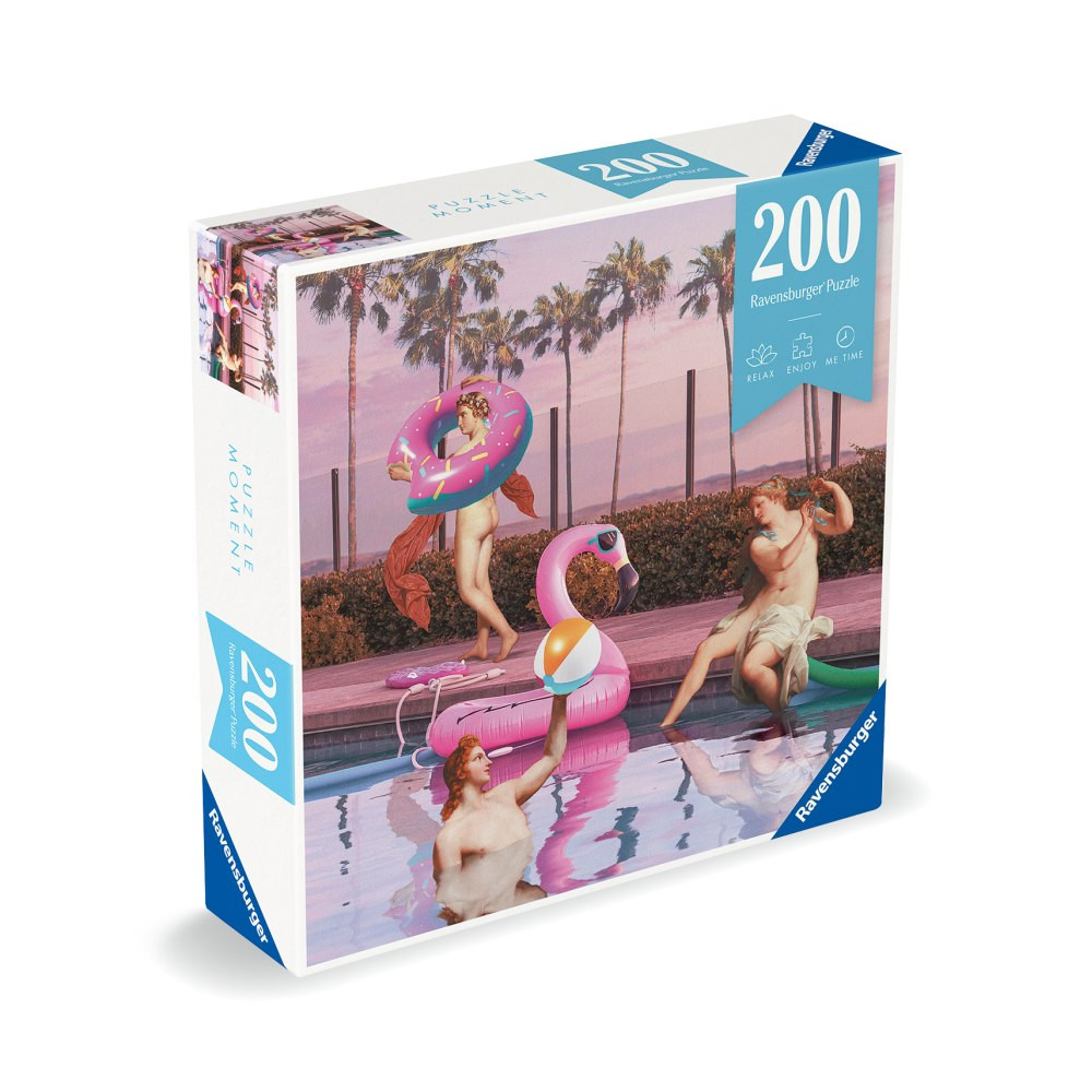 Puzzle femei la piscina 200 piese - 2 | YEO