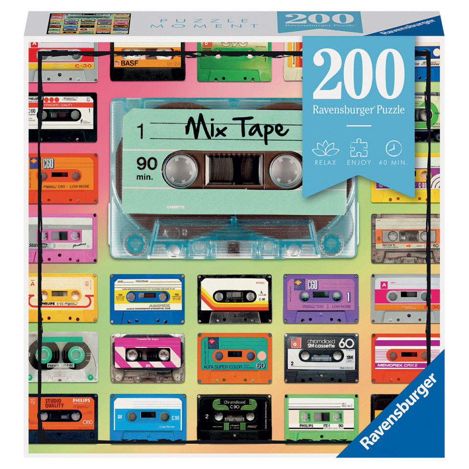 Puzzle Mix De Casete, 200 Piese - 1 | YEO