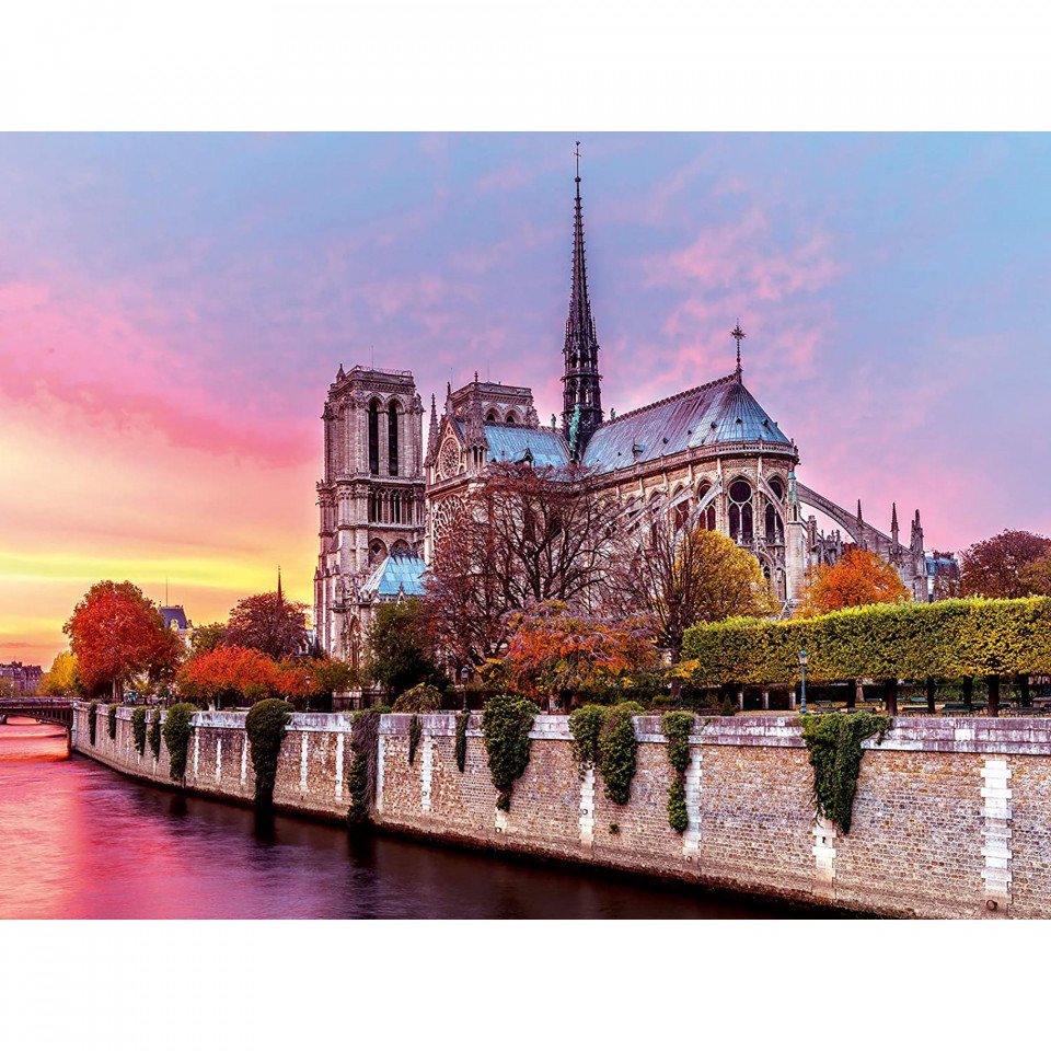 Puzzle Pictura Notre Dame, 1500 Piese - 1 | YEO