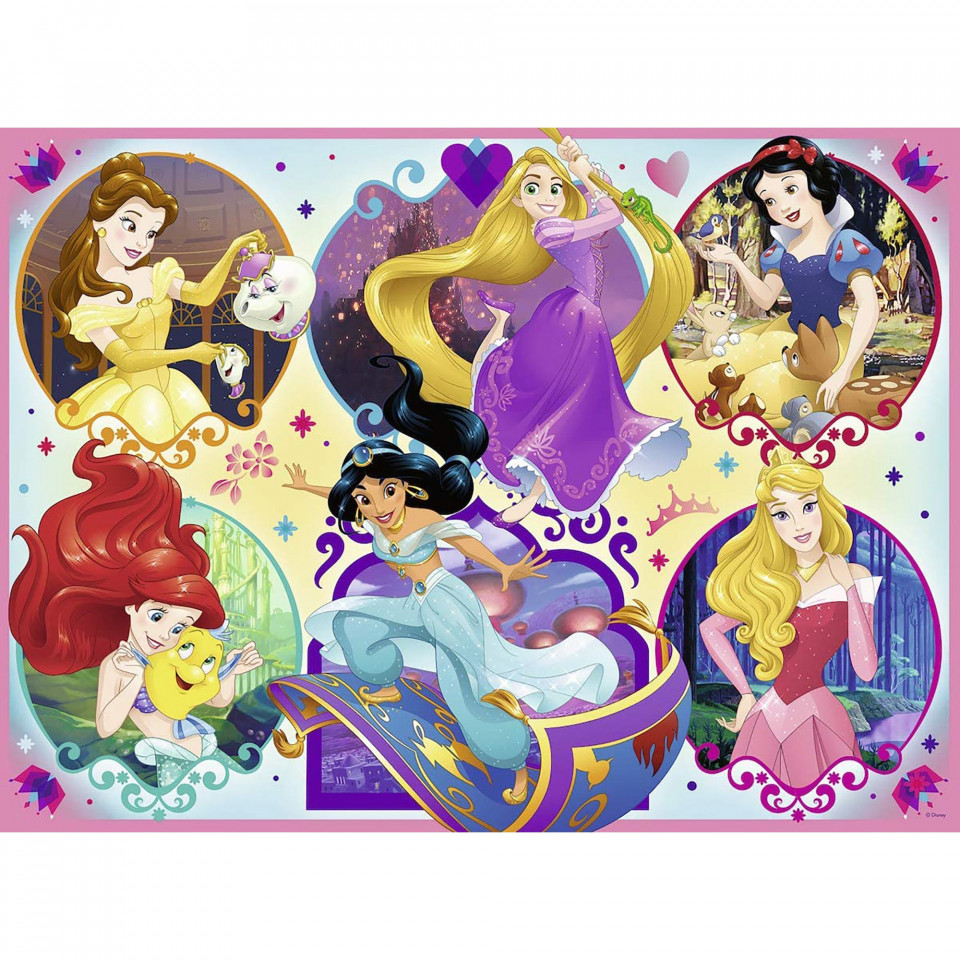 Puzzle Printesele Disney, 100 Piese - 1 | YEO