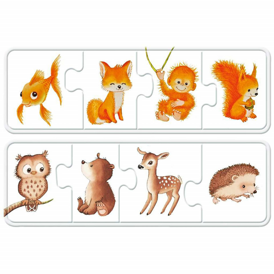 Puzzle Pui De Animale, 6X4 Piese - 3 | YEO