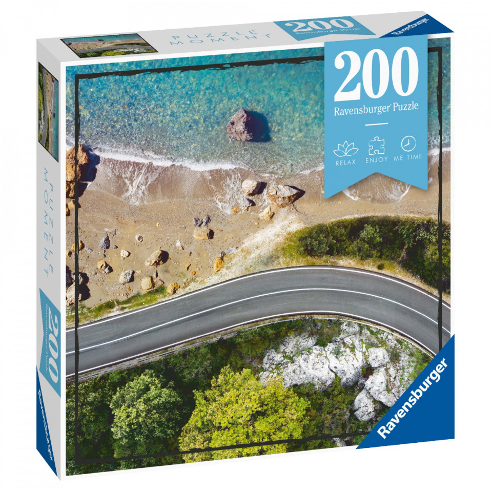 Puzzle Sosea Langa Plaja, 200 Piese - 2 | YEO