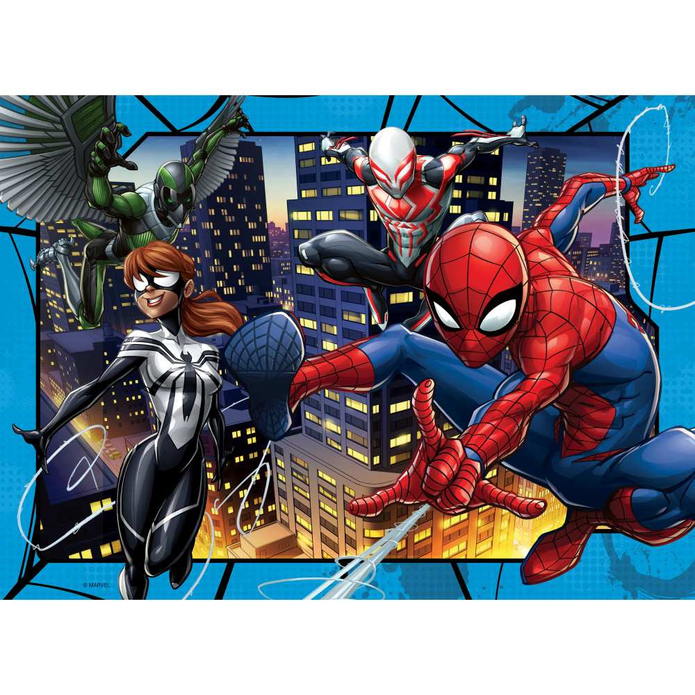 Puzzle Spiderman 4x100 piese - 2 | YEO