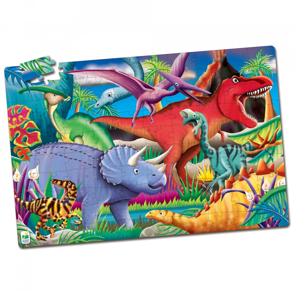 Puzzle Straluceste In Intuneric - Dinozauri - 3 | YEO