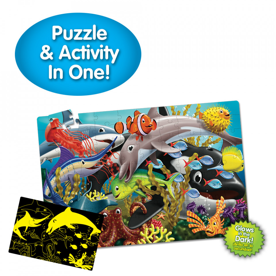 Puzzle Straluceste In Intuneric - Viata Marina - 1 | YEO