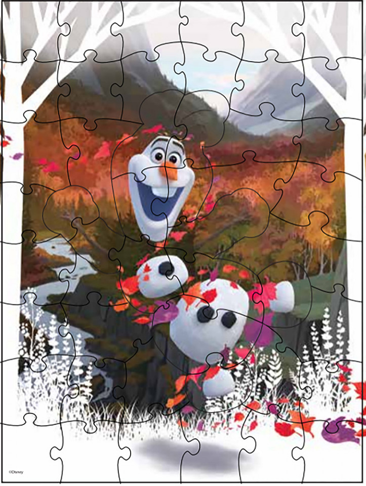 Puzzle Surpriza Frozen2 Cu 48 Piese In Cutie Diamant - 2 | YEO