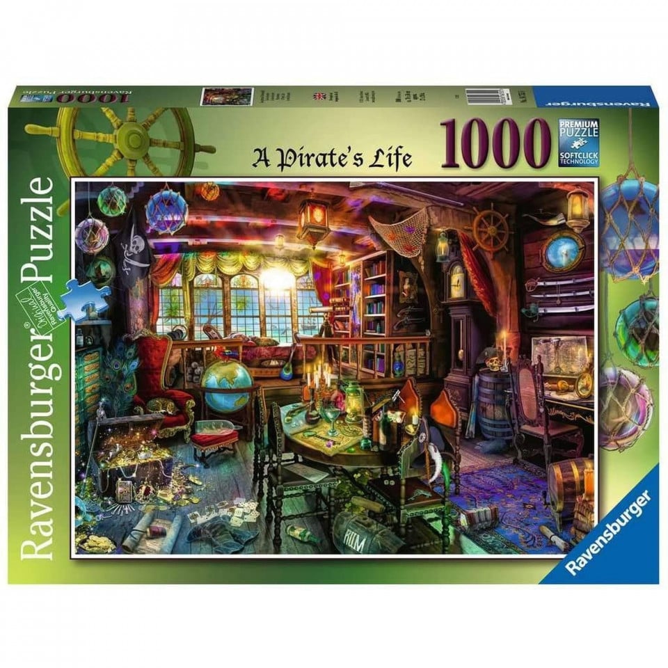 PUZZLE VIATA DE PIRAT, 1000 PIESE - 1 | YEO